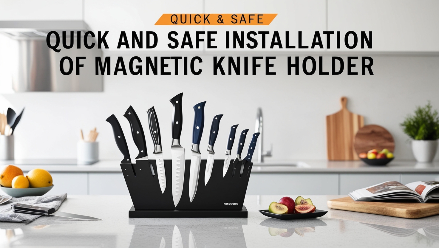 Magnetic Knife Holder Installation Guide