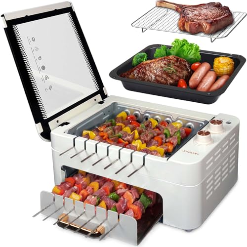Keytop Household Electric Grill Kebab Machine